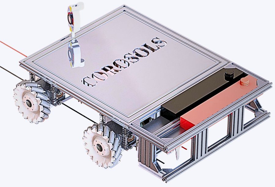 The COROSOLS layout-tracing robot.